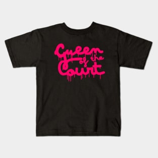 Basketball Lover Queen of the Court Kids T-Shirt